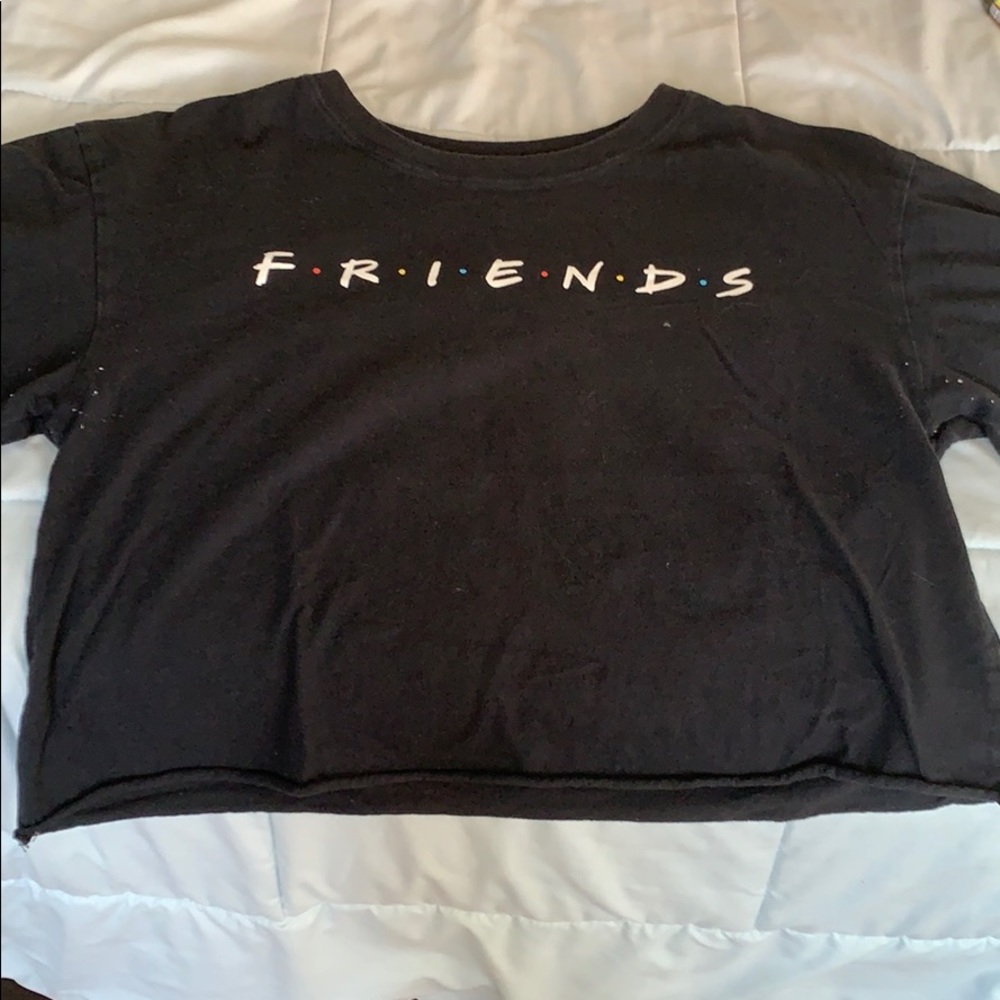 A cropped t-shirt